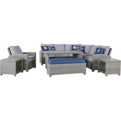 Signature Design by Ashley Naples Beach Outdoor 3 pc. Sectional
