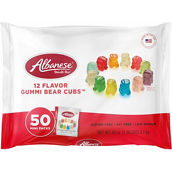 Albanese 12 Flavor Gummi Bear Cubs Snack Packs 50 Count