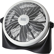 Black + Decker High Velocity Quiet Floor Fan with Adjustable Tilt Angle