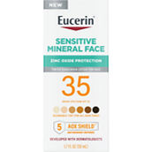 Eucerin Tinted Sensitive Mineral SPF 35 Face Sunscreen, 1.7 oz.