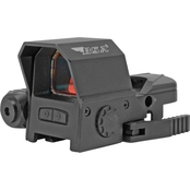 BSA Optics RS-3324RL 1x33x24 Multi Reticle Red Dot w/Red Laser Black