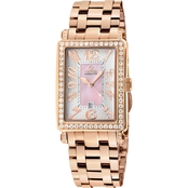 Gevril Women's Avenue of America Mini Swiss Quartz Diamonds 25mm Watch 7345RLB
