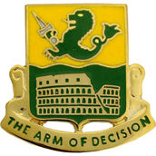 Army Crest 194th Armored Brigade Gold