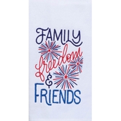 Kay Dee Designs Freedom Friends Embroidered Dual Purpose Terry Towel