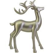 Simply Perfect Standing Reindeer in Light Gold Finish