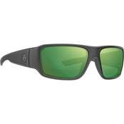 Magpul Rift Eyewear, Black Frame and Polarized Violet Lens with Green Mirror