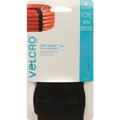 Velcro Brand One-Wrap Ties 23 in. x 7/8 in. Ties Black 3 ct.
