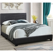 Progressive Furniture Jordan All-In-One Smoke Upholstered Bed