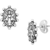 James Avery Sterling Silver Virgin Mary Ear Posts