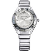 Swarovski Women's Metal Bracelet Silvertone Stainless Steel 37mm Watch 5634648