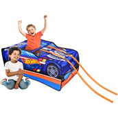 Hot Wheels Sports Car Pop Up Tent with 10 ft. of Track and 2 Mystery Cars
