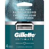Gillette Intimate Razor Refill Cartridge 4 ct.