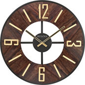 Bulova Walnut Veneer Clock