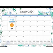 Bluesky 22 x 17 in. 2024 Desk Pad Calendar
