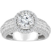 Ray of Brilliance 14K Gold 2 CTW IGI Certified Lab Grown Round Diamond Bridal Ring