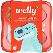 Welly Bandages Bravery Badges Dinosaur 48 ct.