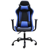Primo International Fisher  Ergonomic Office Gaming Chair, Blue / Black