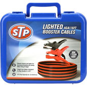 Armor All STP 4 Gauge 16 ft. Booster Cables with Lighted Clamps and Carrying Case