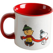 Peanuts Christmas Charlie Brown and Snoopy Mug 21 oz.