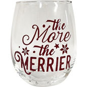 Gibson Home The More The Merrier Stemless Wine Glass 18 oz.