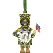 ChemArt US Army Gnome Ornament