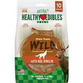 Nylabone Healthy Edibles Wild Antler Natural Venison Flavor Dog Chew Treats 10 ct.