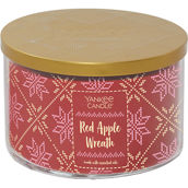 Yankee Candle Red Apple Wreath 3 Wick Candle