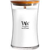 Yankee Candle WoodWick White Tea and Jasmine Large Hourglass Candle