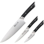 Cangshan Cutlery Helena Series Black Forged Starter Set 3 pc.