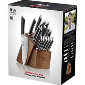 Cangshan Cutlery Helena Series Black 17 pc. Forged Knife Block Set