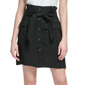 Calvin Klein Tie Belt Cargo Skirt