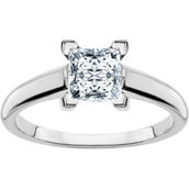 True Origin 14K Gold 1 ct. Certified Princess Lab Grown Diamond Solitaire Ring