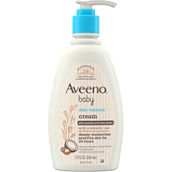 Aveeno Baby Daily Moisture Cream Coconut Oil & Shea Butter 12 oz.
