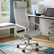 Furniture of America Tilih Gray-White Mesh Office Chair