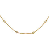True Origin 14K Gold 1/3 CTW Lab Grown Diamond Necklace