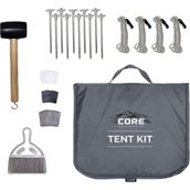 Core Equipment Mallet Guyline Brush Patches and Stakes Core Tent Kit
