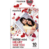 Fujifilm Instax Mini Heart Sketch Film 10 pk.