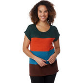 JW Raglan Sleeve Tape Yarn Stripe Sweater