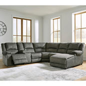 Signature Design by Ashley Benlocke 6 pc. Reclining Sectional with RAF Chaise