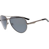 Hurley Men's Locals Wrapped Aviator Polarized Sunglasses HSM2000P