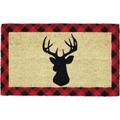 Design Imports Holiday Stag Doormat