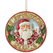 Jim Shore Heartwood Creek Dated 2023 Jolly Santa Ornament