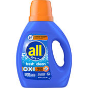 all Ultra Oxi+Odor Liquid Laundry Detergent 36 oz.