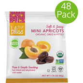 Fruit Bliss Organic Mini Apricots 1.76 oz. Bag 48 pk.