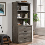 Sauder 2-Drawer Lateral File Cabinet in Pebble Pine