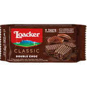 Loacker Classic Double Chocolate Creme Filled Wafer Cookies