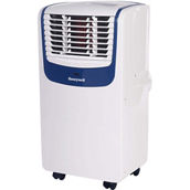 Honeywell 9,100 BTU (ASHRAE)/6,100 BTU (SACC) Portable Air Conditioner, White/Blue
