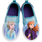 Disney Frozen Toddler Girls Slip On Sneakers