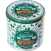 Jacobsens Gingersnap Cookies in Green Tin