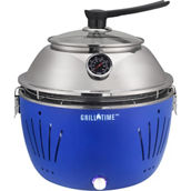 Vision Grills Blue GrillTime Tailgater Portable Grill with Hood